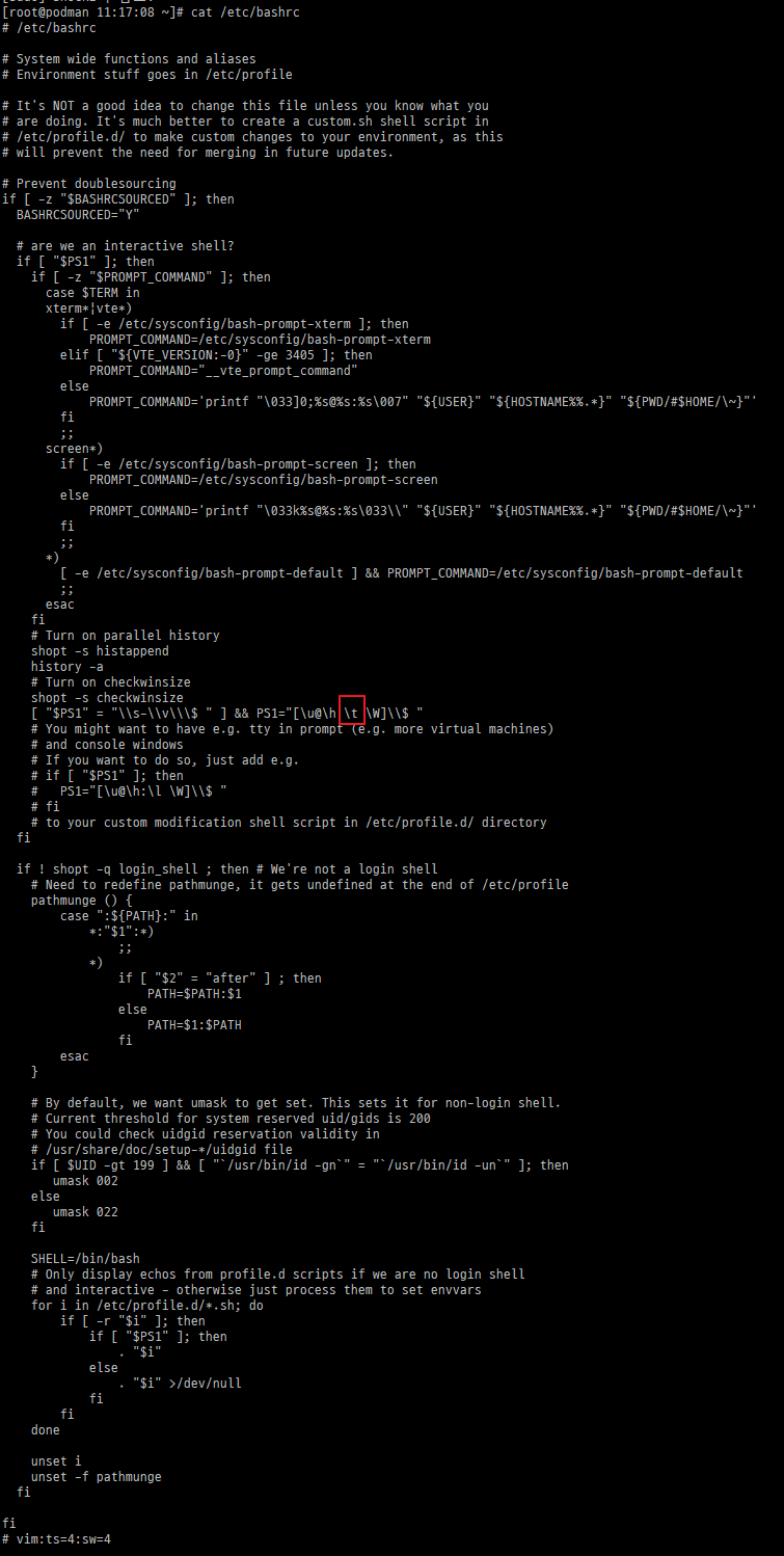 bashrc