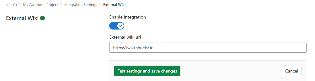 external wiki on
